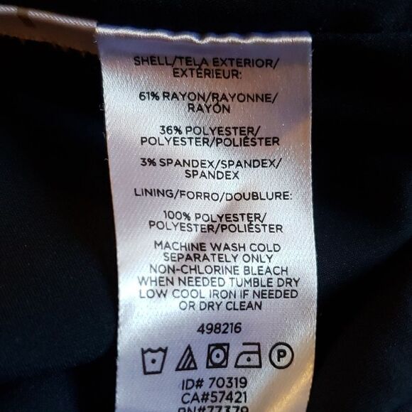 Ann Taylor Window Pane Skirt Sz 4 - Picture 5 of 5